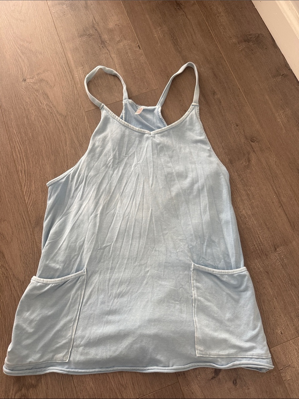FP Movement by Free People Light Blue Hotshot Mini Dress